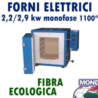 FCHE Forni in Fibra ecologica 1100° - 2,2-2,9 Monofase