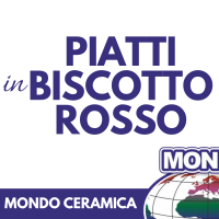 Piatti in biscotto rosso
