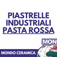Piastrelle industriali irregolari rosse